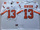 Clemson Tigers 13 Hunter Renfrow White Nike College Football Jersey,baseball caps,new era cap wholesale,wholesale hats